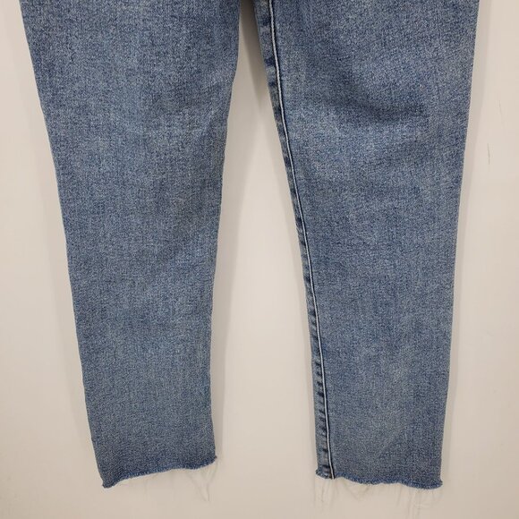 Evereve The Ever Fit High Rise Straight Women's Button Fly Denim Jeans Size 25 - Picture 7 of 11